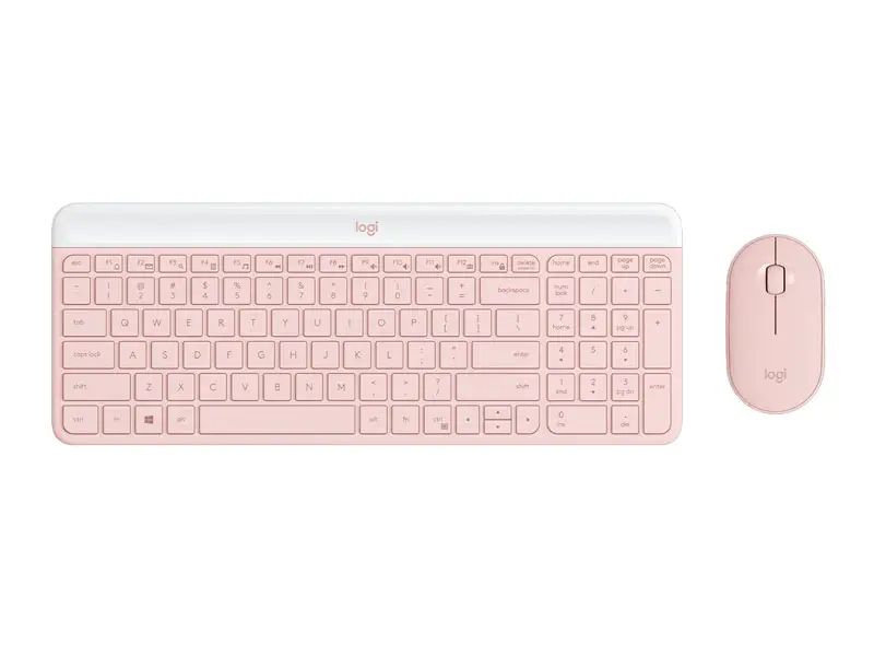 Teclado + Mouse Logitech Wireless MK470 Rose