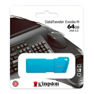 Memoria USB 3.2 64GB Kingston DataTraveler Exodia Celeste