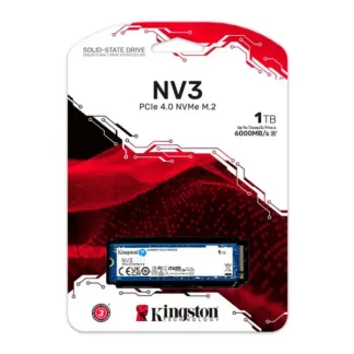 Unidad SSD Interno M.2 2280 1TB Kingston NV3 NVMe PCle 4.0