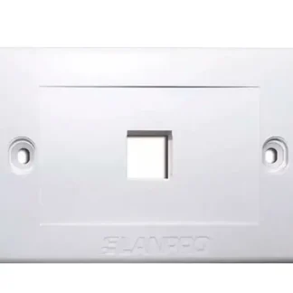 Face Plate Lanpro UL 1 Port Blanco