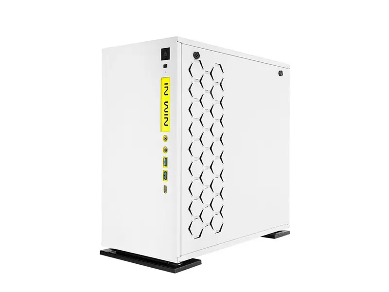 Case In Win 301C Mini Tower RGB Vidrio Templado White - Imagen 2