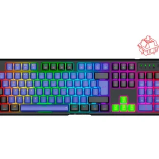 Teclado Gaming Antryx Mecanico MK865 TRIX Wireless Red Switch (AMK-865TXKRE-SP)
