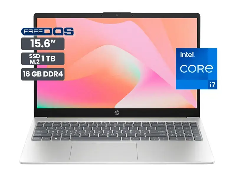 Laptop HP 15-FD0280LA 15.6″ Intel Core i7-1355U 16GB SSD1TB No incluye Windows