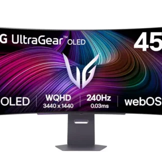 Monitor Gaming LG 45 UltraGear OLED 45GX90SA-B 45″ Curvo WQHD 0.03ms 240Hz DP HDMI USB-C