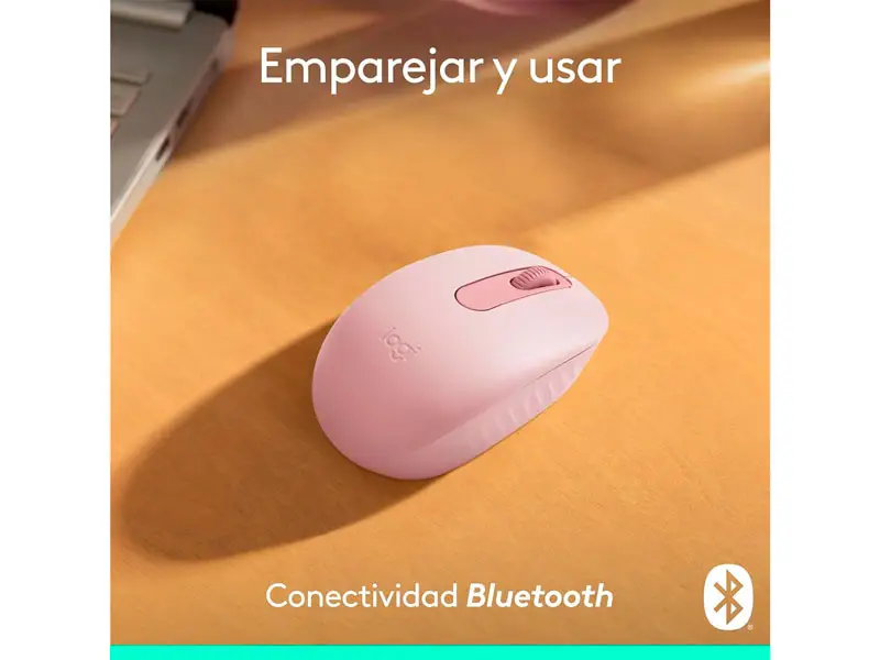 Mouse Logitech M196 Bluetooth Rose - Imagen 3