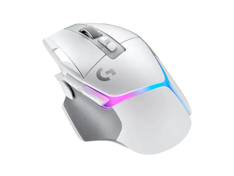 Mouse Gaming Logitech G G502 X PLUS LIGHTFORCE/LIGHTSYNC 25K DPI RGB White - Imagen 2