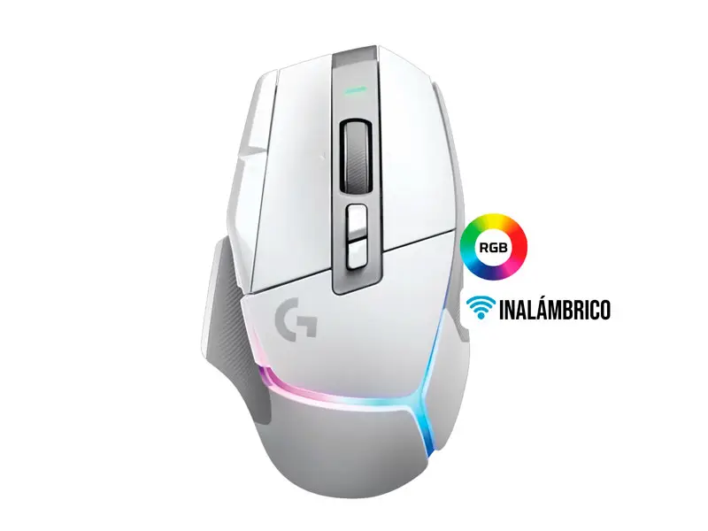 Mouse Gaming Logitech G G502 X PLUS LIGHTFORCE/LIGHTSYNC 25K DPI RGB White