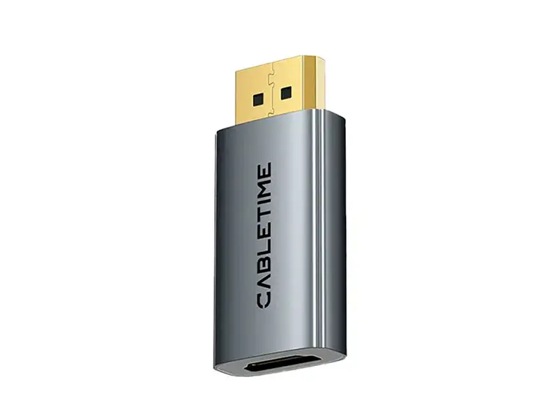 Adaptador DisplayPort a HDMI CABLETIME CP21A 4K 60Hz