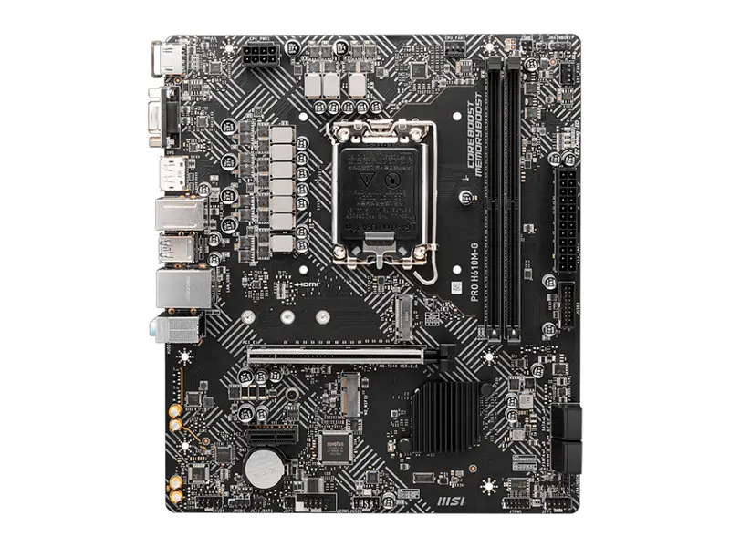 Placa MSI PRO H610M-G LGA1700 DDR5 HDMI VGA DP - Imagen 2