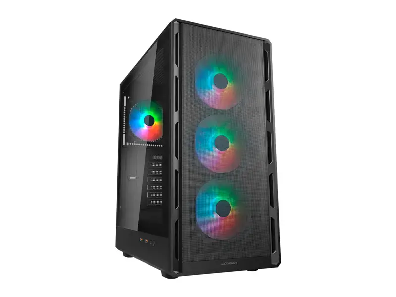 Case Cougar Airface Pure RGB Mid-Tower Vidrio Templado Black