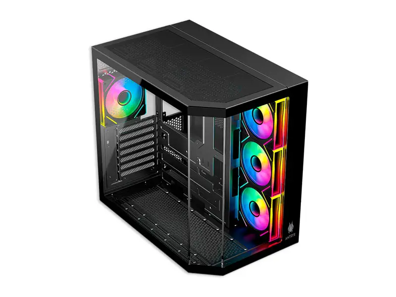 Case Antryx FX 800 ARGB FAN X4 USB-C Black - Imagen 2