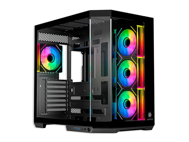 Case Antryx FX 800 ARGB FAN X4 USB-C Black