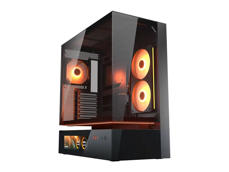 Case Cougar CFV235 Vision Mid-Tower Vidrio Templado Black