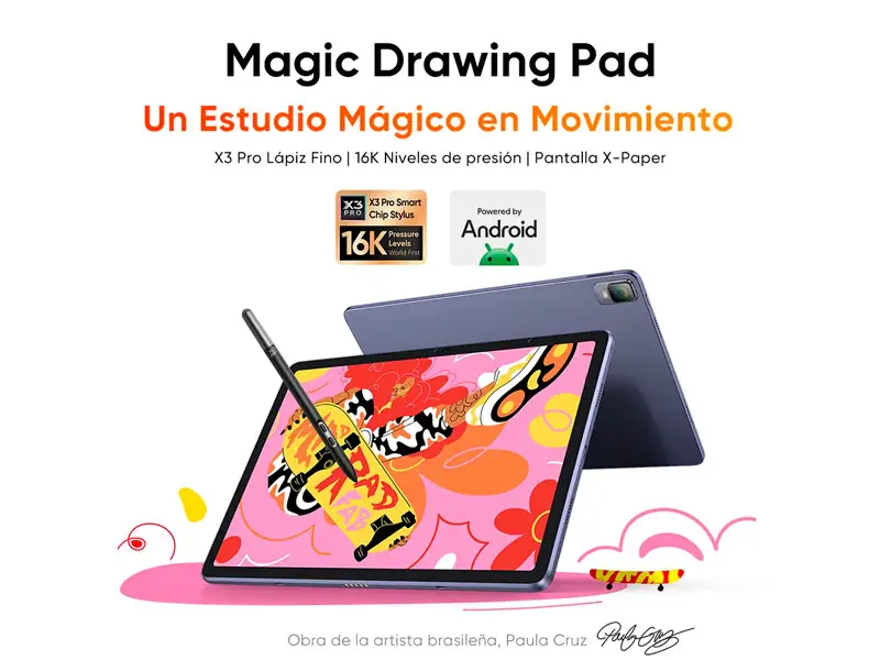 Tablet XP-Pen Magic Drawing MDP1221 12.2″ 8GB 256GB Navy Blue - Imagen 3