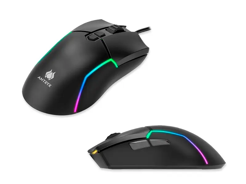 Mouse Gaming Antryx M770 RGB DPI 12800 (AGM-M770K) - Imagen 2