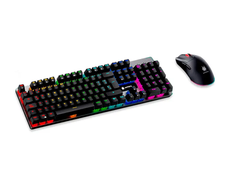 Teclado Mecanico + Mouse Antryx GC-4500 Trix Blue Switch (AGC-4500TXKBL-SP) - Imagen 2