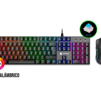 Teclado Mecanico + Mouse Antryx GC-3500 Black/Blue Switch (AGC-3500KBL-SP)