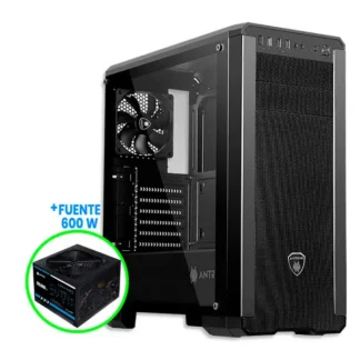 Case Antryx Performance RX 360 + Fuente 600Watts Fanx2 (AC-RX360PK-600CP)