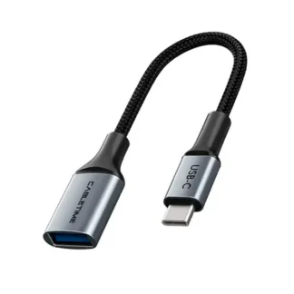 Adaptador OTG USB-C a USB-A CABLETIME CP60G 5Gbps