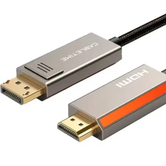 Cable DisplayPort a HDMI 2mts CABLETIME CD36L 8K 60Hz a 4K 120Hz
