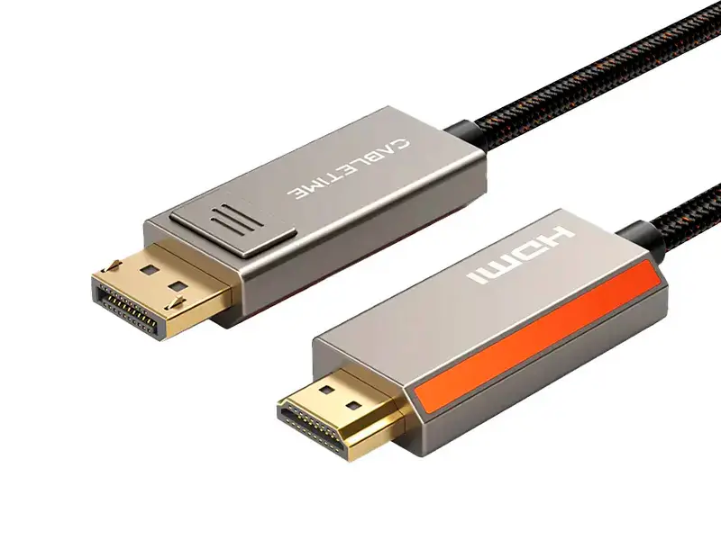 Cable DisplayPort a HDMI 3mts CABLETIME CD36N 8K 60Hz a 4K 120Hz