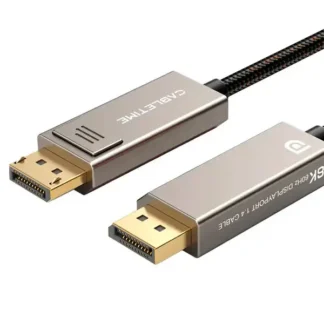 Cable DisplayPort a DisplayPort 3mts CABLETIME CD12N 8K 60Hz a 4K 144Hz Zinc