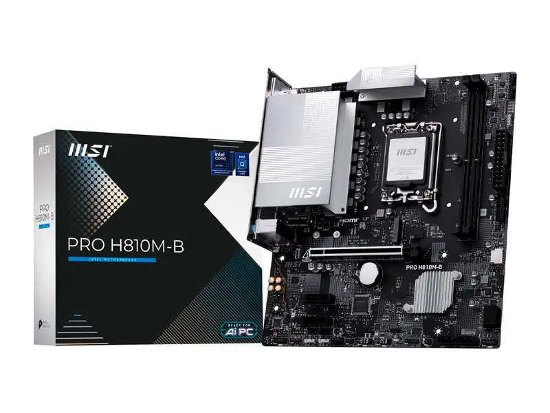 Placa MSI PRO H810M-B Ultra LGA 1851 DDR5 HDMI DP