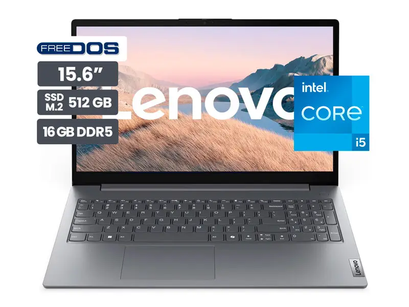 Laptop Lenovo V15 G5 IRL 15.6″ FHD Intel Core i5-13420H 16GB SSD512GB No incluye Windows