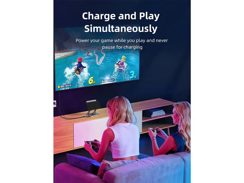 Adaptador USB-C a HDMI USB-C USB CABLETIME CBS1B 4K PD100W - Imagen 3