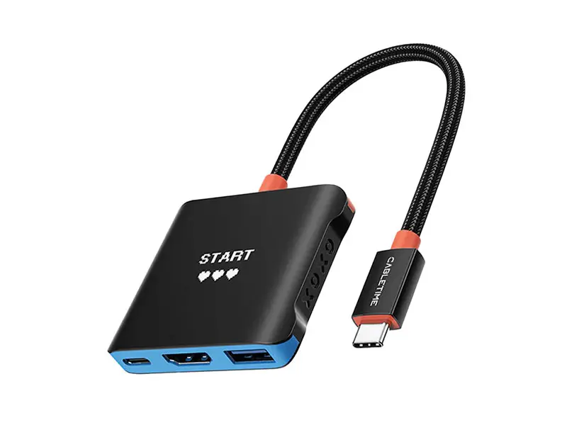 Adaptador USB-C a HDMI USB-C USB CABLETIME CBS1B 4K PD100W