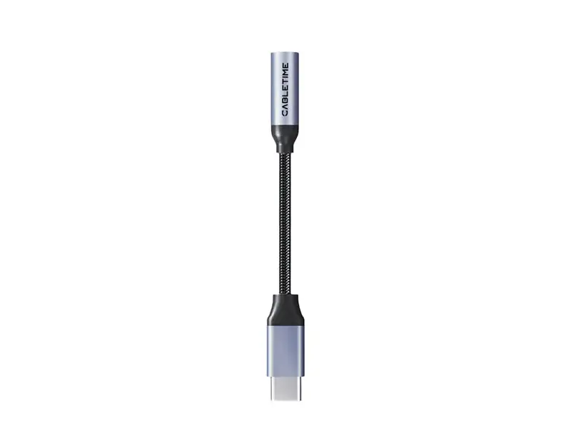 Adaptador USB-C a Audio 3.5mm CABLETIME CPA6G