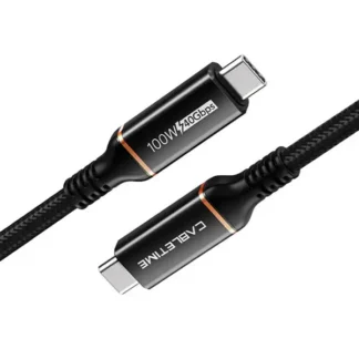 Cable USB-C a USB-C 2mts CABLETIME CU40L 240W 8K