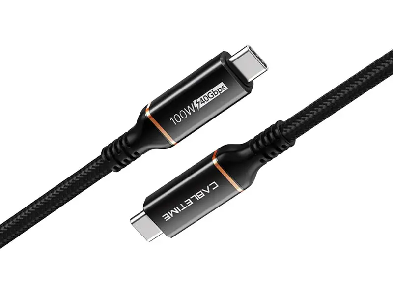 Cable USB-C a USB-C 2mts CABLETIME CU40L 240W 8K