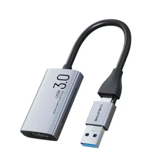 Capturador de Video CABLETIME CB65G HDMI hembra a USB-A USB-C macho 3.0