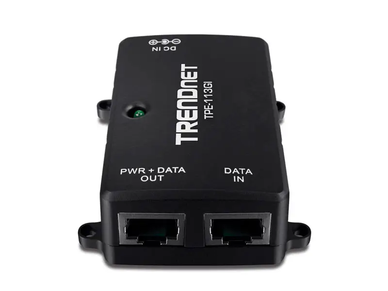 Inyector TRENDnet TPE-113GI Gigabit PoE+ (15W)