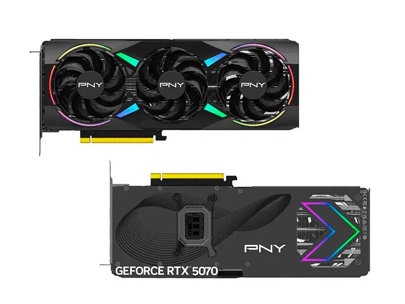 Tarjeta Grafica PNY NVIDIA GeForce RTX 5070 OC 12GB GDDR7 PCle 5.0 ARGB - Imagen 2