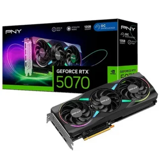 Tarjeta Grafica PNY NVIDIA GeForce RTX 5070 OC 12GB GDDR7 PCle 5.0 ARGB