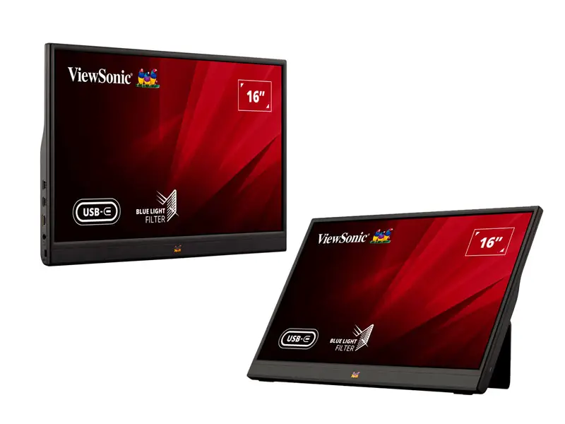 Monitor 15.6 VIEWSONIC Portatil VA1655 IPS Full HD Mini HDMI USB-C - Imagen 3