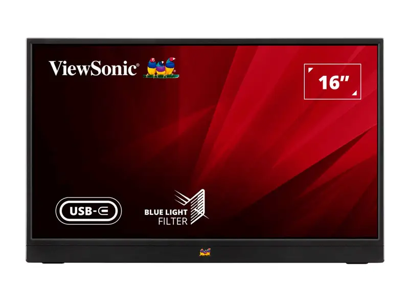 Monitor 15.6 VIEWSONIC Portatil VA1655 IPS Full HD Mini HDMI USB-C