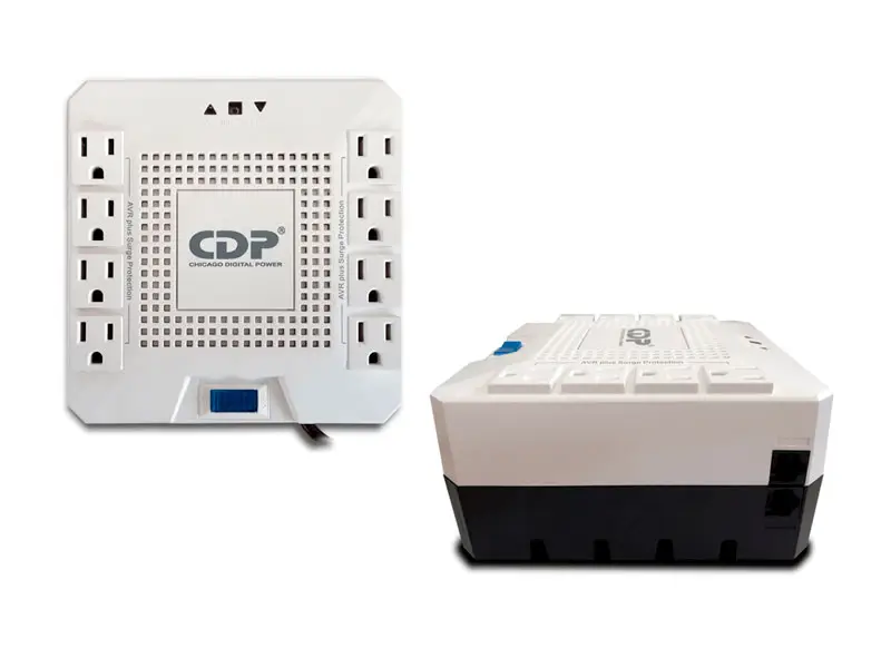 Estabilizador CDP 1800VA (1000w) R-AVR1808I 8 tomas 220v - Imagen 2