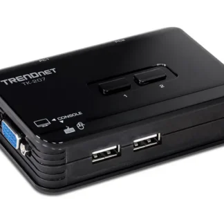 Switch KVM TRENDnet TK-207K 2 Puertos USB Kit (Incluye 2 juegos de cables)