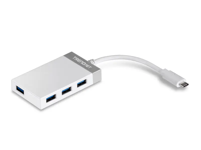 Hub TRENDnet TUC-H4E MINI Hub USB-C to 4-Port USB 3.0