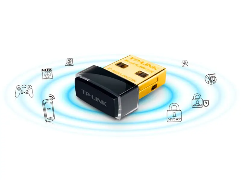 Adaptador USB Wi-Fi 4 TP-Link TL-WN725N N150 Nano - Imagen 3