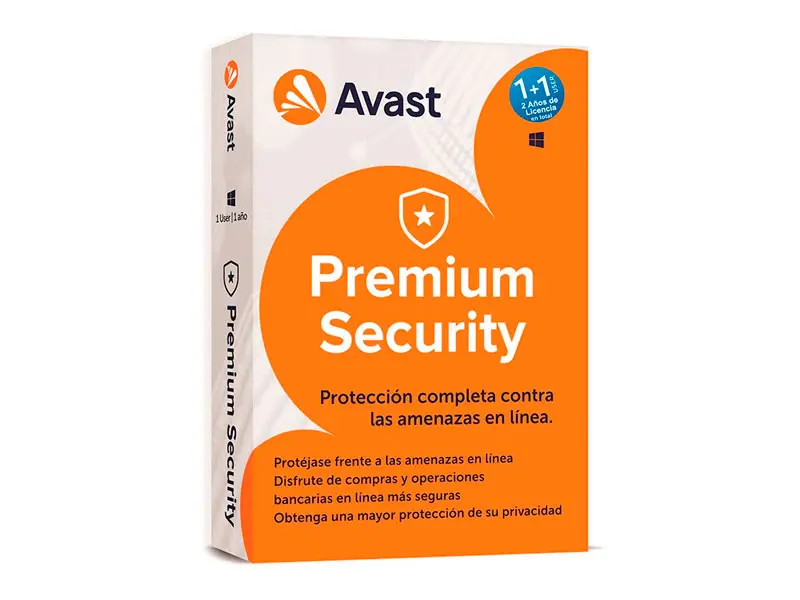 Antivirus AVAST Premium Security (1+1 user) (7153211)