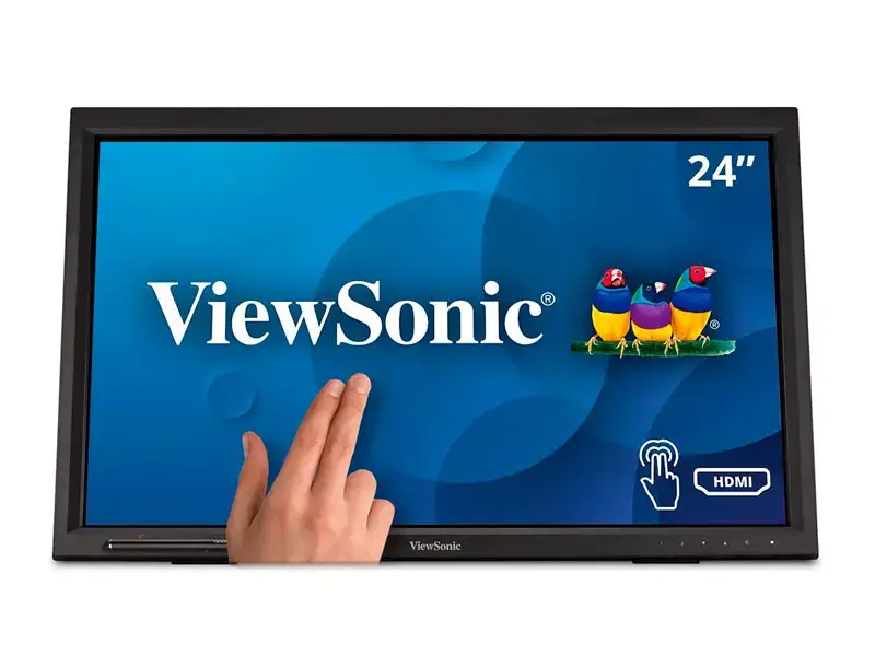 Monitor 24 VIEWSONIC Portatil TD2423D Multi-Touch FHD 7ms /DP/VGA/HDMI - Imagen 2