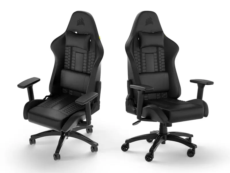 Silla Gaming Corsair TC100 Relaxed Polipiel Black - Imagen 2
