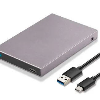 Case SSK HEC600 para SSD Disco duro HDD SATA 2.5″ USB-C Aluminio