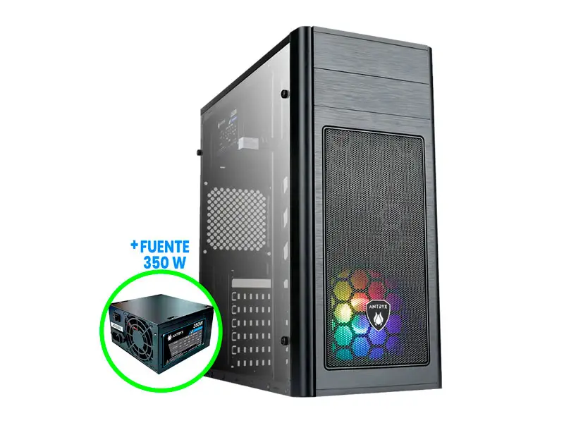 Case Antryx Elegant 680 + Fuente 350W Mid Tower USB3.0