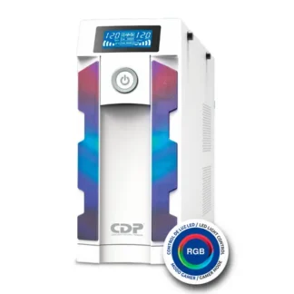 UPS LED Gamer CDP 1500VA (900W) G-SMART 1516i 220Vca RGB White