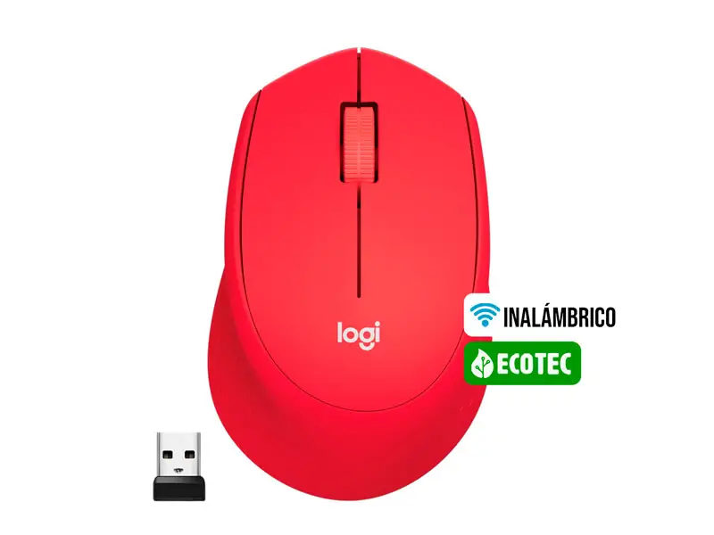 Mouse Logitech M280 Wireless Red
